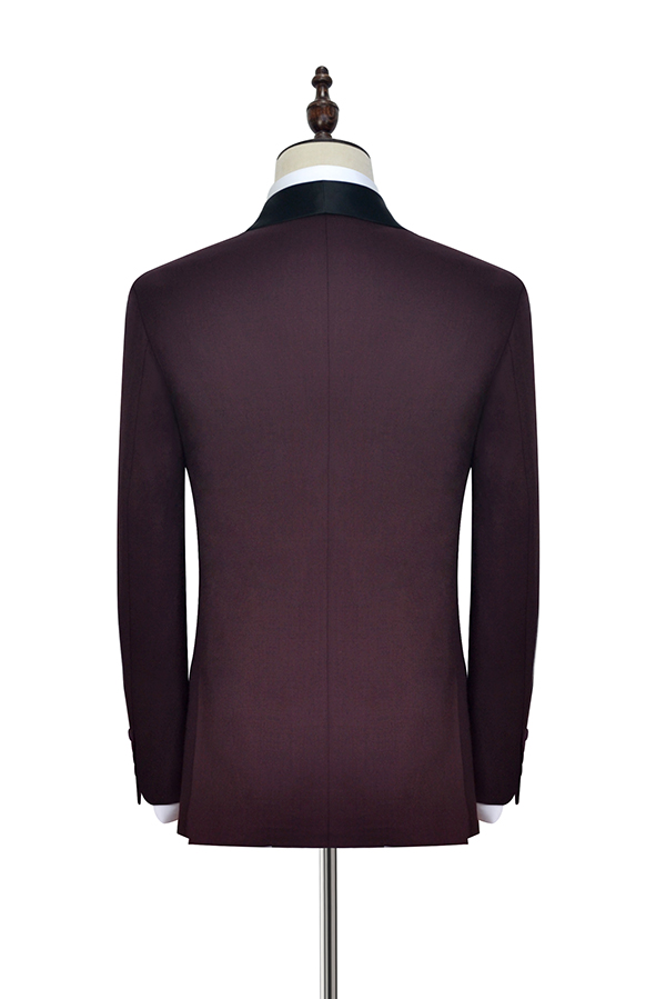Burgundy Wedding Suits for Men 5