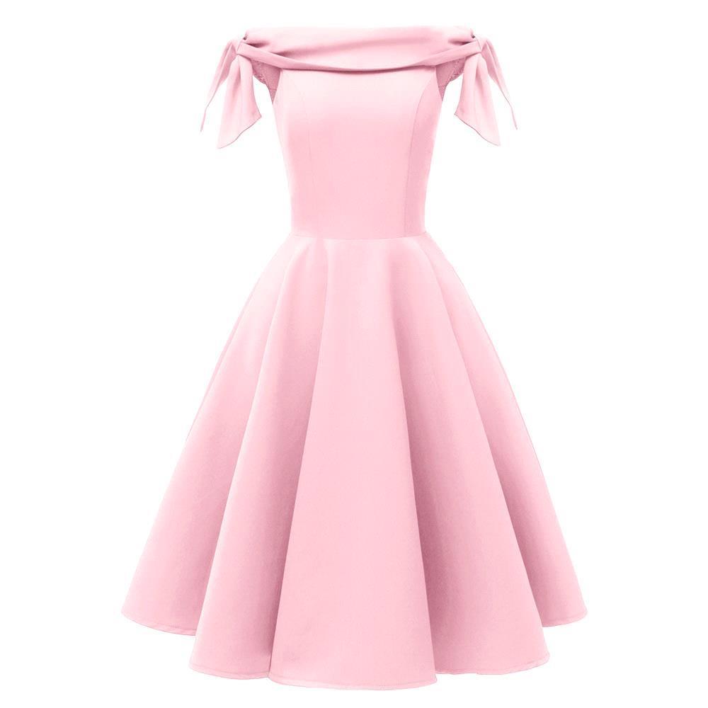 A-line Bateau Neck Cap Sleeves Knee-length Satin Chiffon Cocktail Party Dress 3