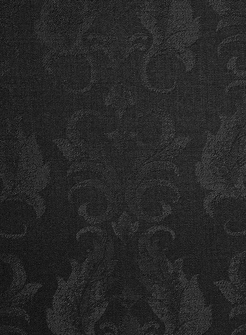 Black Jacquard Men Suits 4