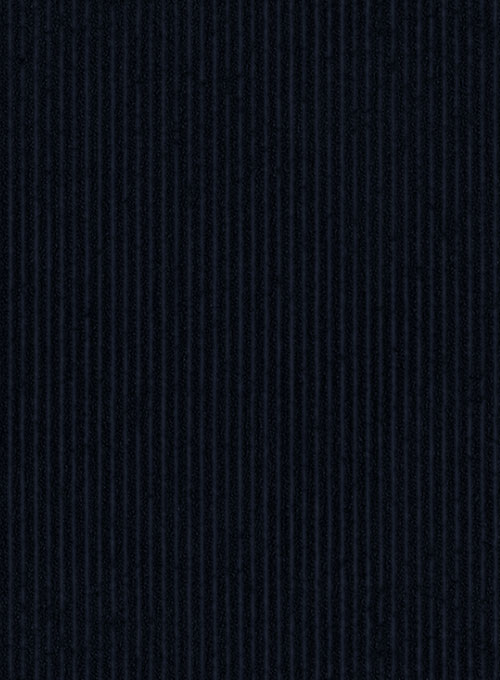 Navy Blue Corduroy Men Suits 4