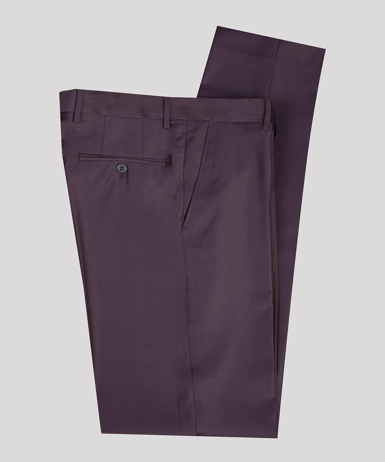 Dark Purple Three Pieces Prom Men Suit with Peaked Lapel 6