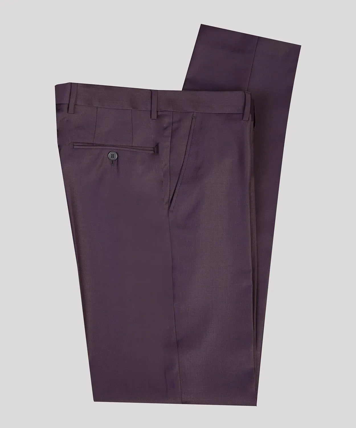Caleb Elegant Dark Purple Eggplant Slim Fit 3-Piece Suit 6