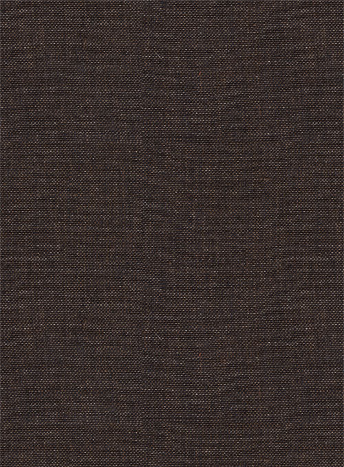 Brown Linen Slim Fit Men Suits 4