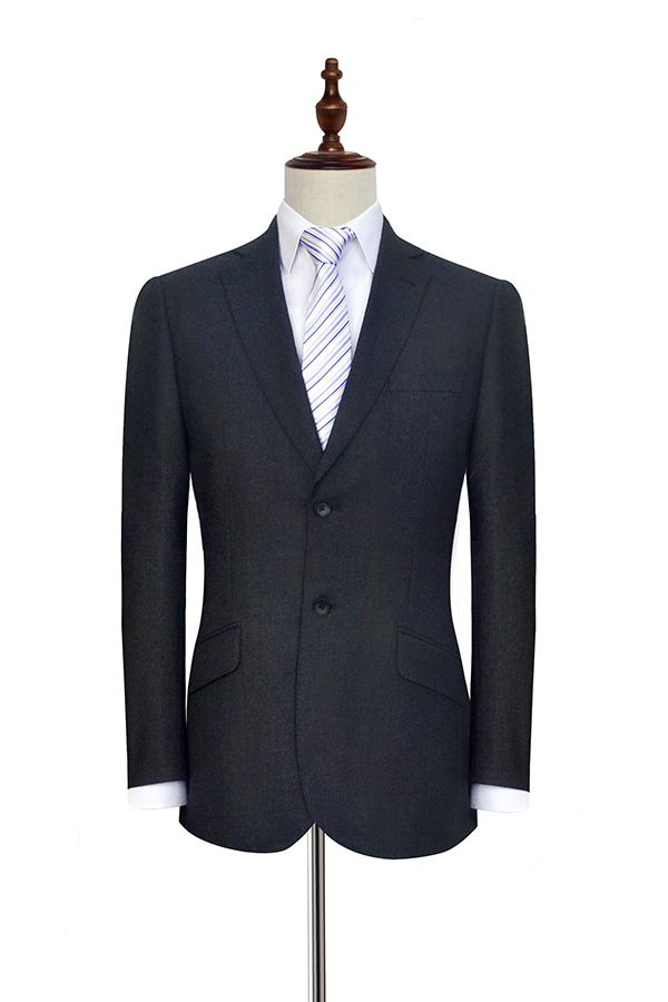 Black Tweed Mens Suits for Formal 3