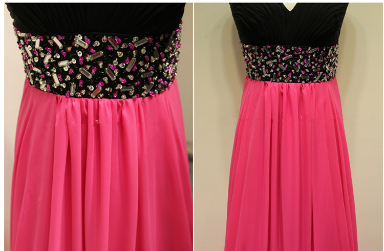 A-line Sweetheart Neck Sleeveless Floor-length Tulle Formal Wear With Crystal 3