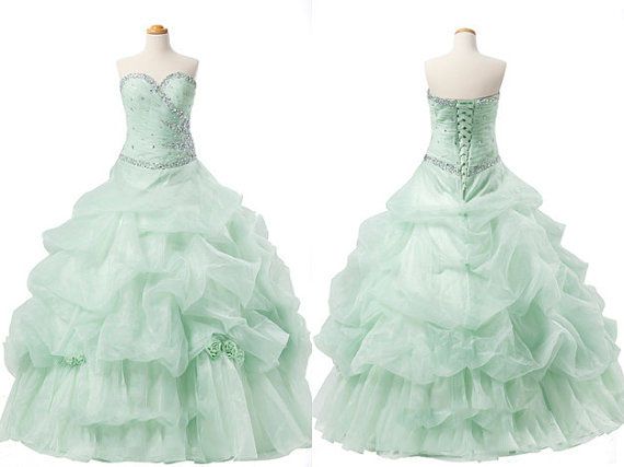 Ball Gown Sweetheart Neck Sleeveless Floor-length Organza Evening Gown With Beading 4