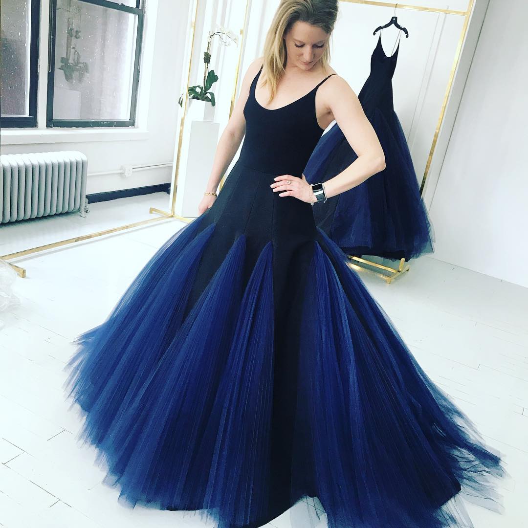 Mermaid Spaghetti Straps Sleeveless Floor-length Tulle Evening Dress 2