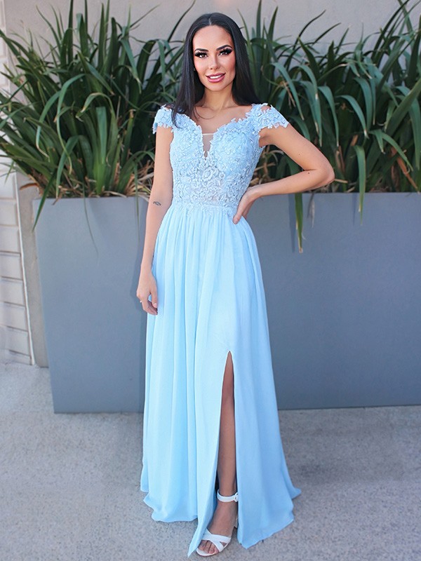 Ball Gown Off-the-shoulder Sweetheart Neck Sleeveless Floor-length Evening Dress With Court Train 5