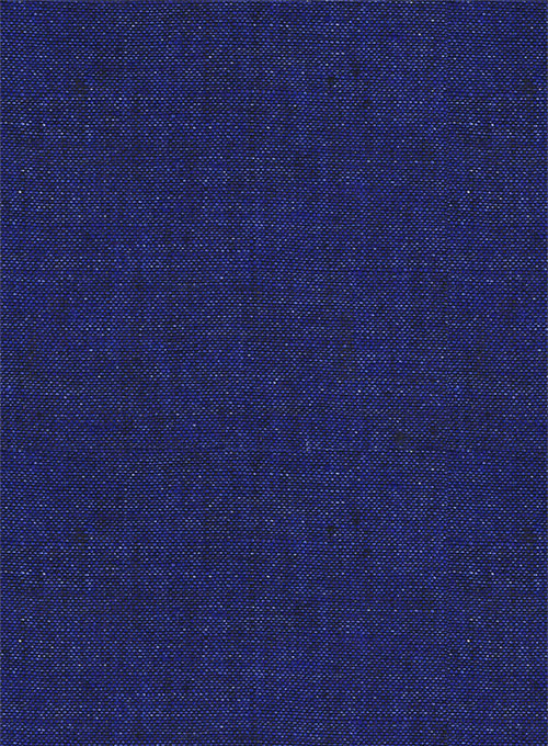 Royal Blue Linen  Men Suit 4