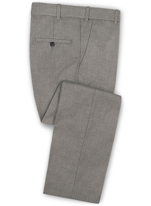 Gray Slim Fit Business Mens Suit 3