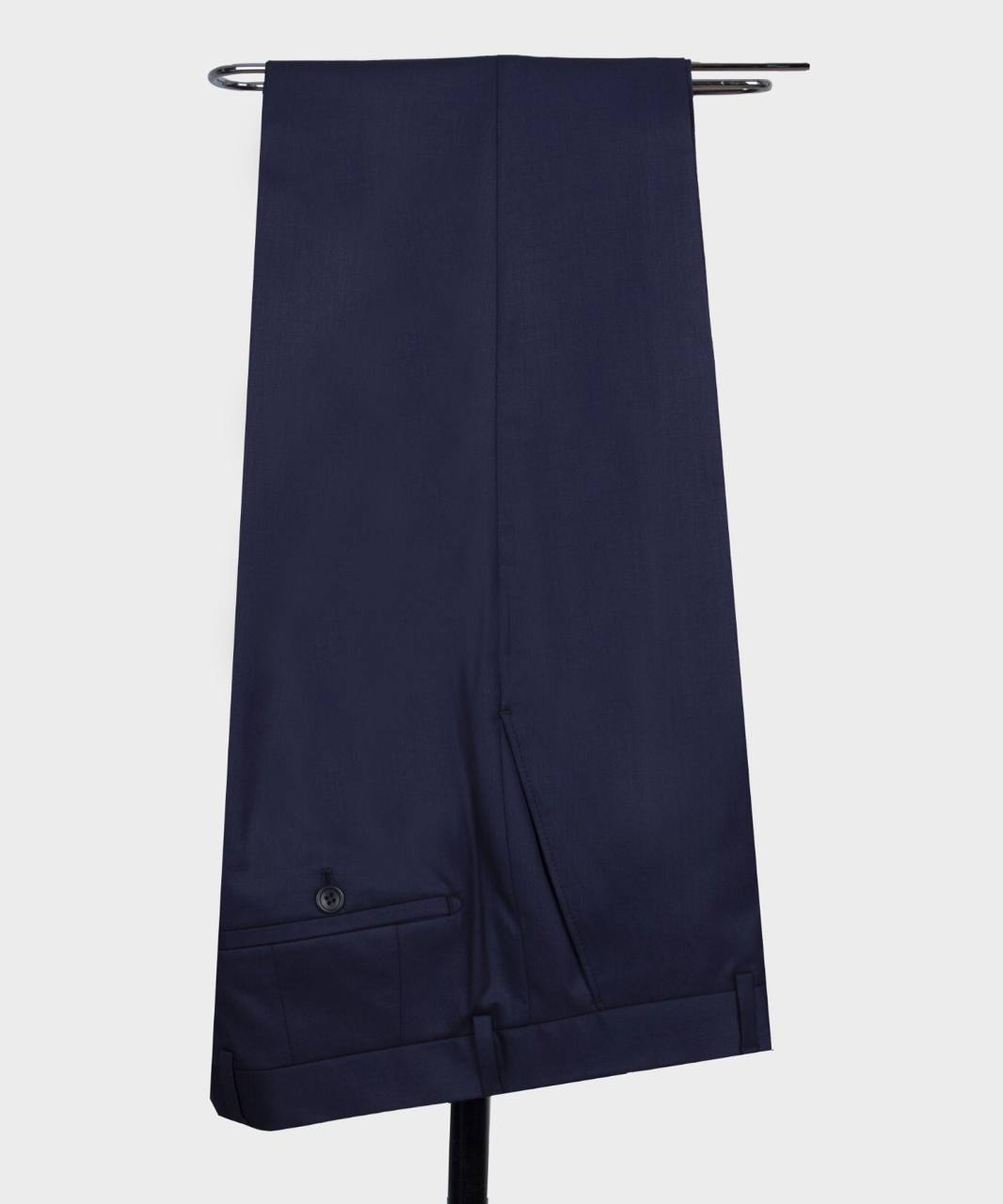 Dark Blue Double Breasted Business Suit 5