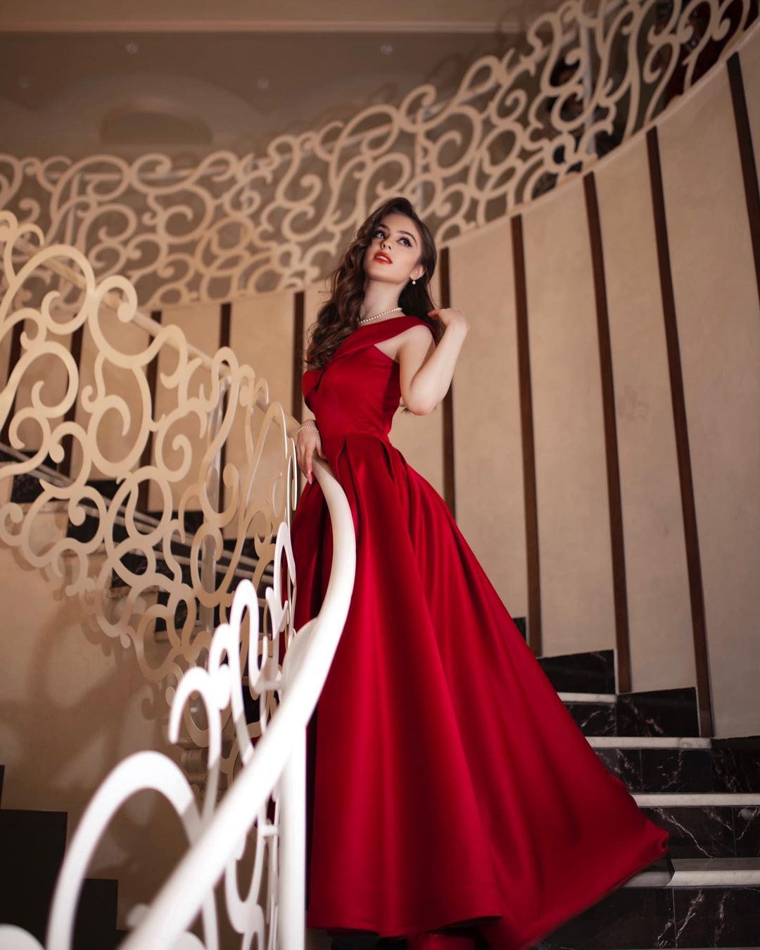 A-line Off-the-shoulder Sleeveless Floor-length Stretch Satin Evening Dress With Ruffles 4