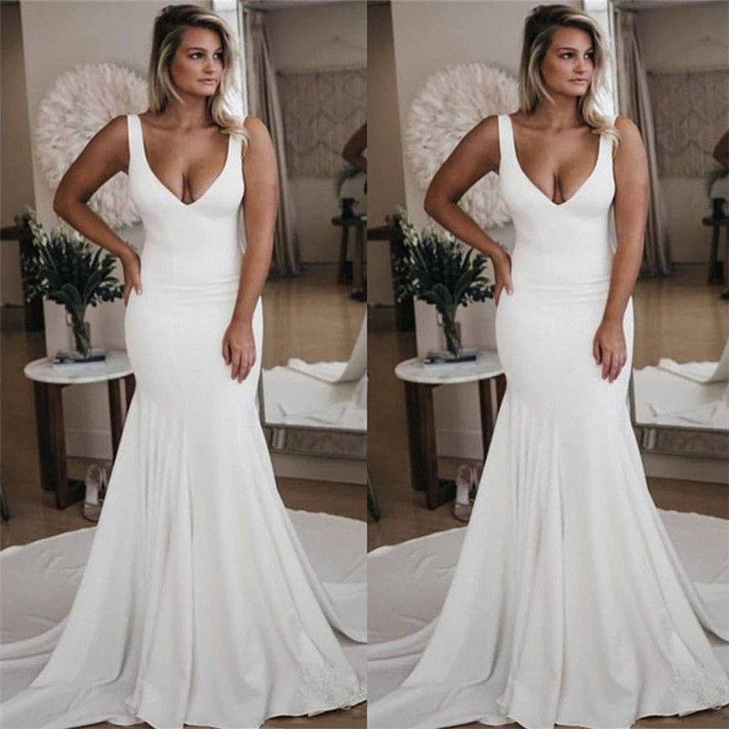 A-line Sweetheart Neck Sleeveless Sweep / Brush Train Bridal Gown With Flower(s) 2