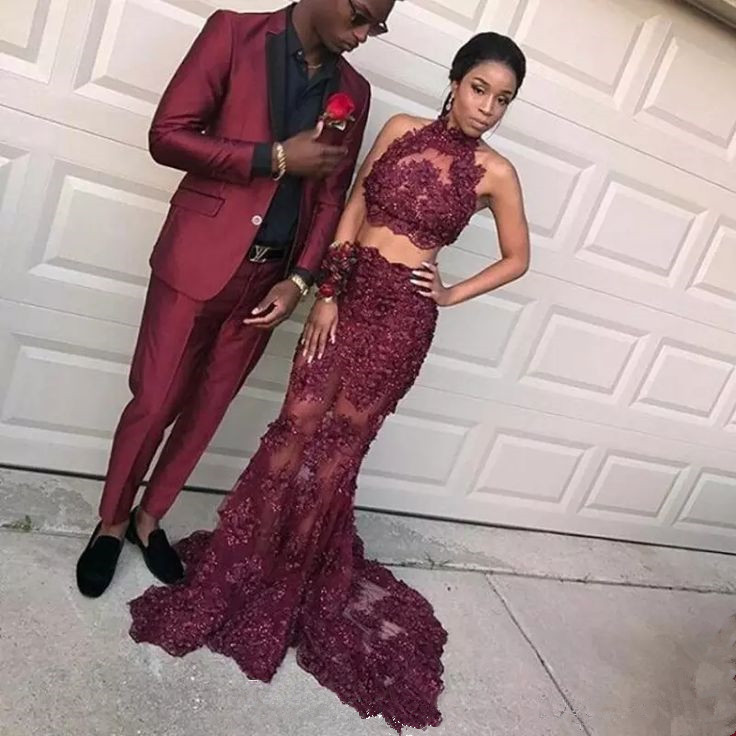 Mermaid High Neck Sleeveless Sweep / Brush Train Tulle Formal Wear With Appliques 2