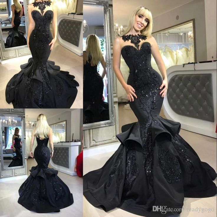 Mermaid Sleeveless Floor-length Cocktail Party Gown With Sequins 4
