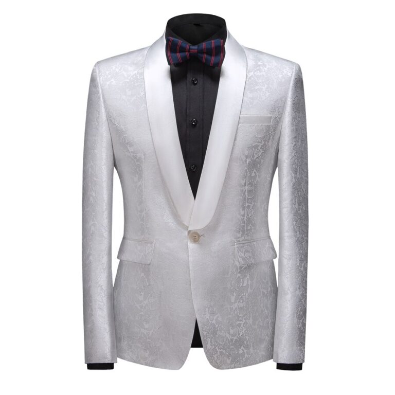 Slim Fit Shawl Lapel One Button Wedding Tuxedo 4