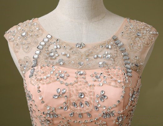 A-line Sleeveless Mini Tulle Homecoming Dress With Beading 3