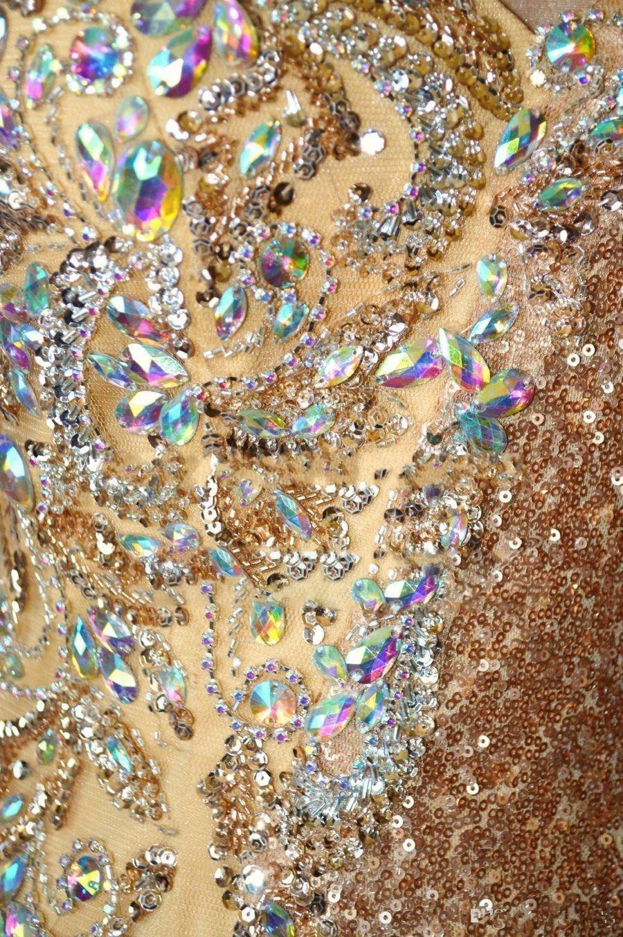 Mermaid One Shoulder Sleeveless Sweep / Brush Train Evening Dress With Rhinestone 4