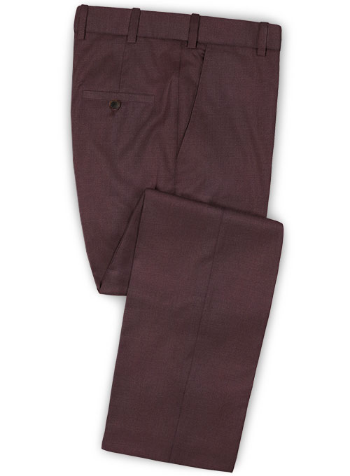 Burgundy Business Men Suits 3