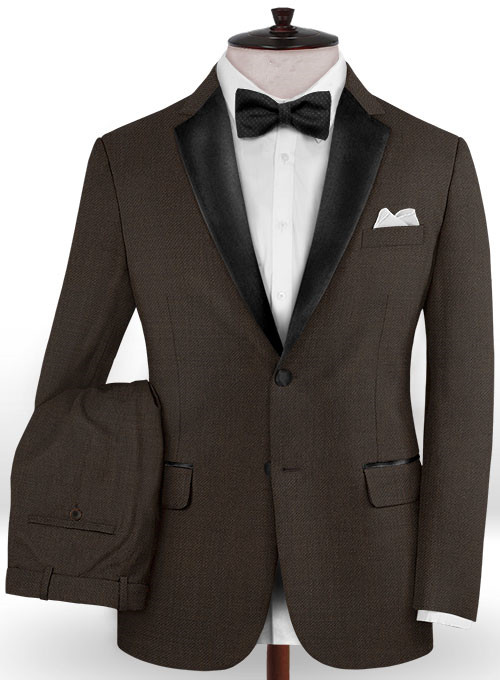 Dark Brown Formal Business Men Suits 2