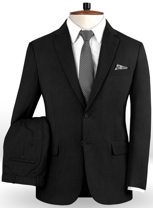 Black Two Piece Business Tuxedo Formal Men Suits for Groomsmen 2