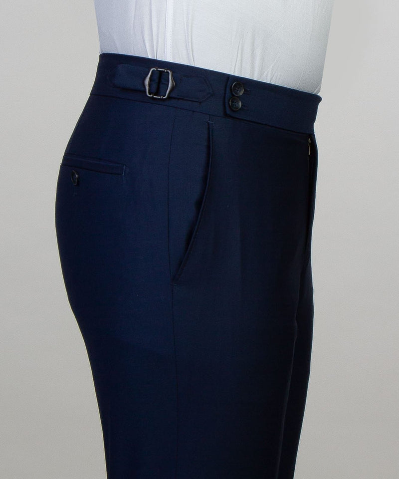 Navy Peaked Lapel Business Men Suit 6