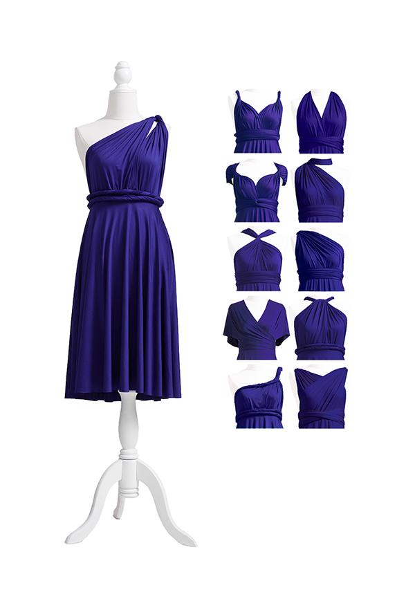 A-line Cap Sleeves Mini Bridesmaid Attire 5