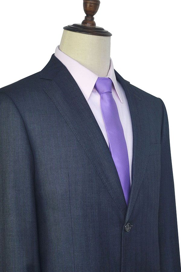 Dark Grey Solid Mens Suits for Formal 4