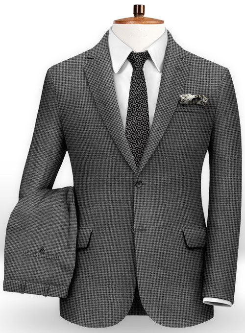 Dark Gray Slim Fit Men Suits 2