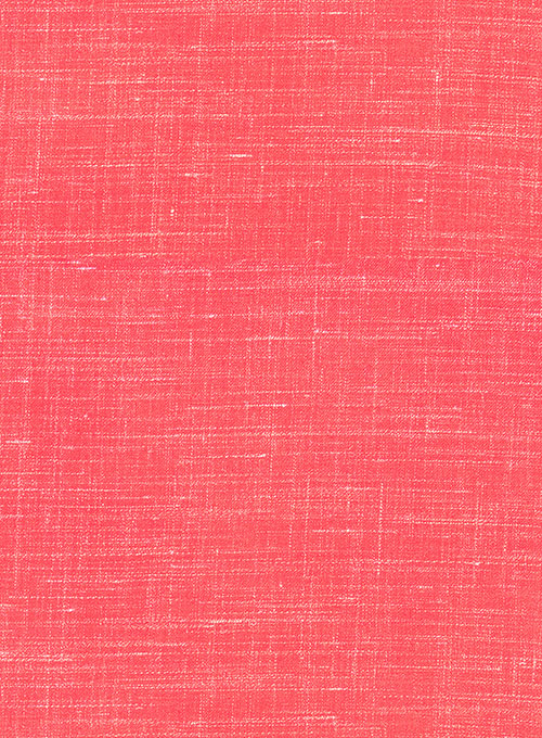 Summer Orange Linen Men Suit 4