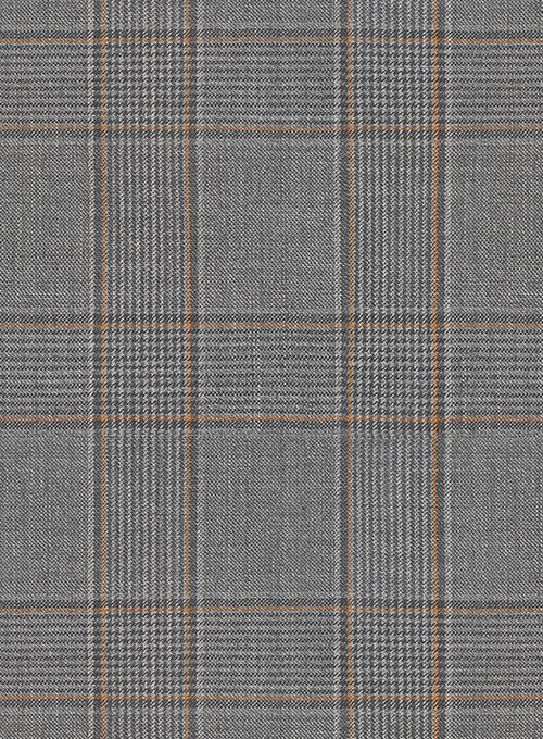 Bespoke Checker Two Pieces Tuxedo Online Men Suits 4