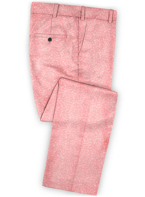 Pink Printed Men Suits 3