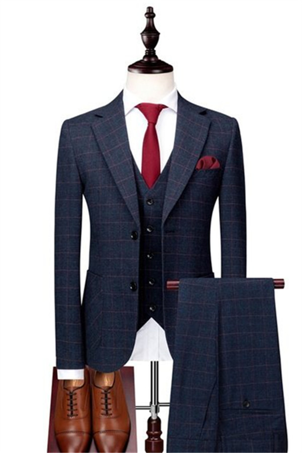 Blue Grid  Suit 1