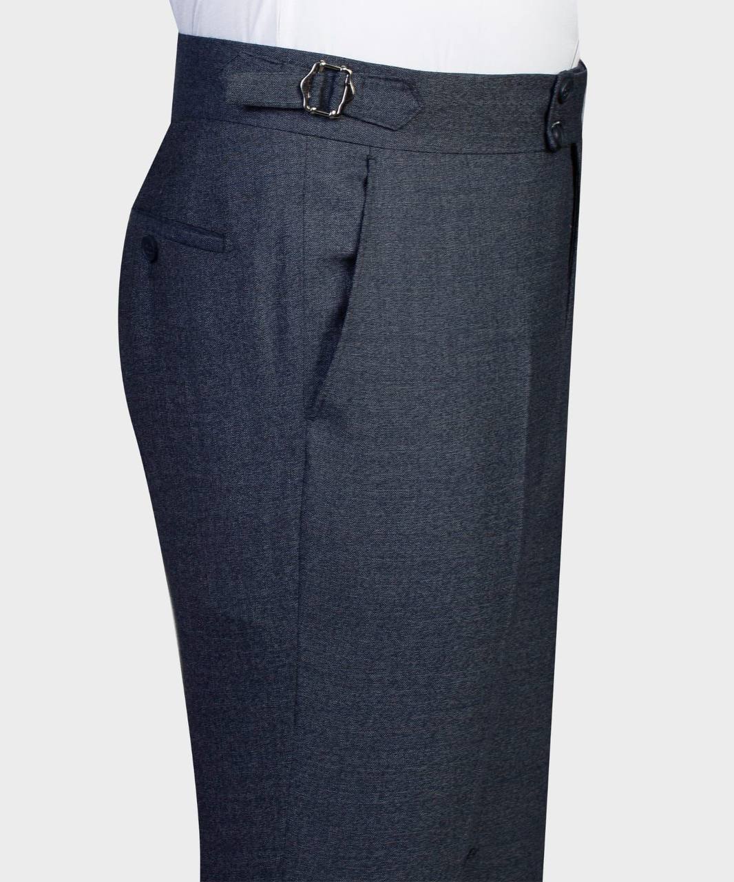 Dark Grey Double Breasted Men Suit with Shawl Lapel 4