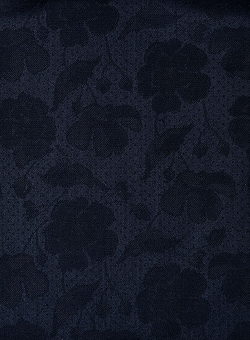 Black Jacquard Prom Men Suits 4