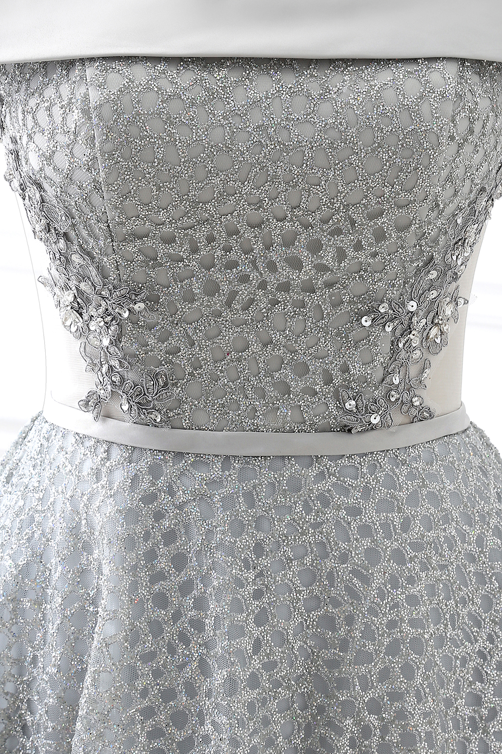 A-line Sequins Homecoming Dress with Beading 5