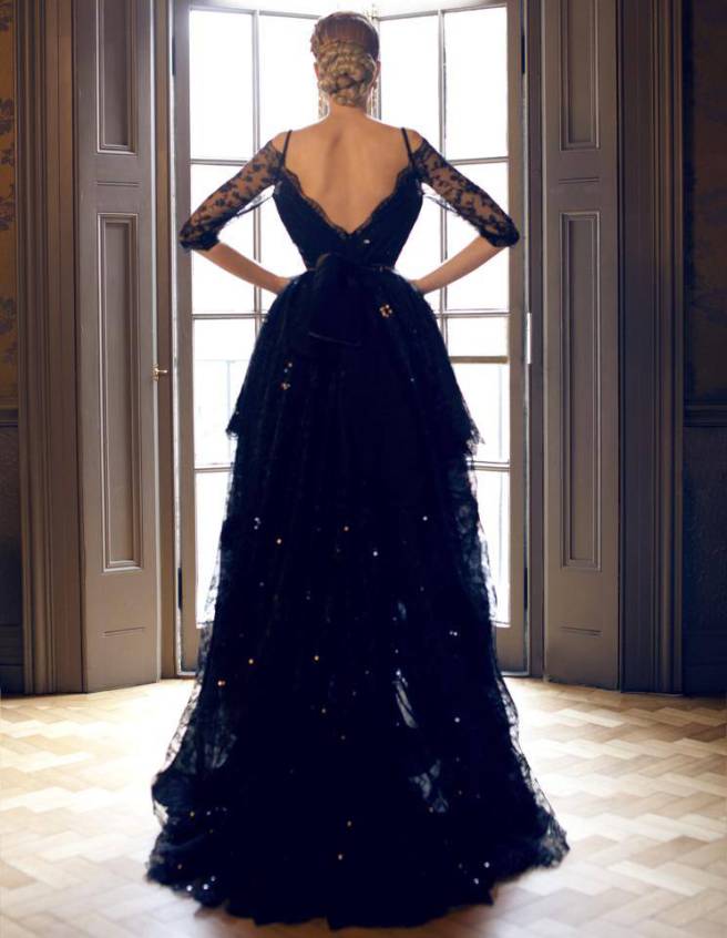 A-line Spaghetti Straps Sweep / Brush Train Tulle Homecoming Dress With Appliques 2