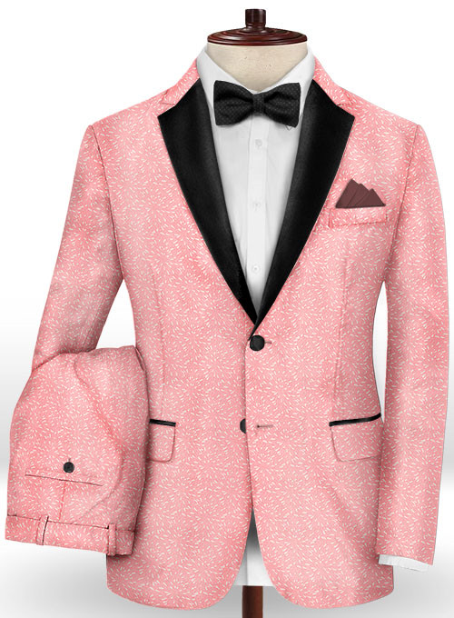 Pink Printed Men Suits 2