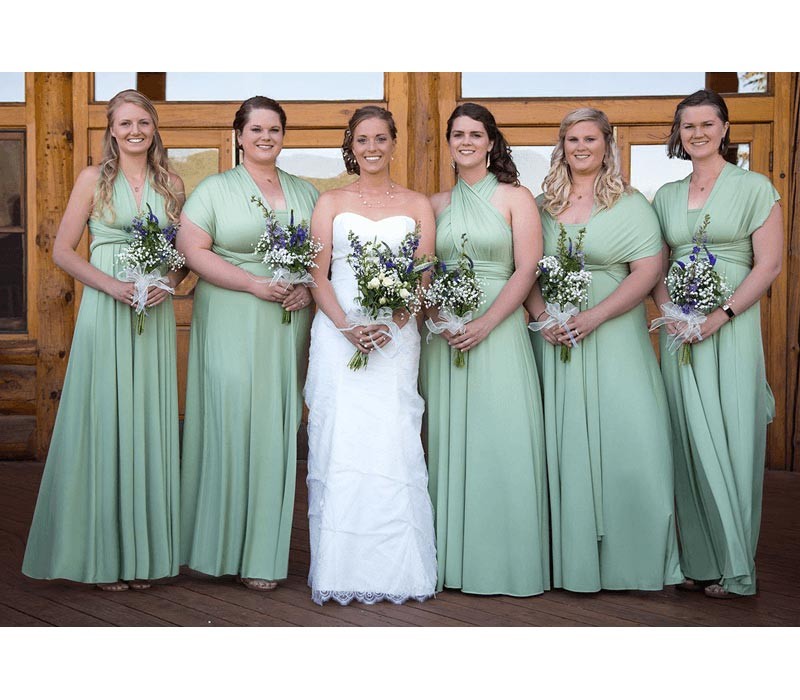 Sage Green Infinity Bridesmaid Dress In   53 Colors 2