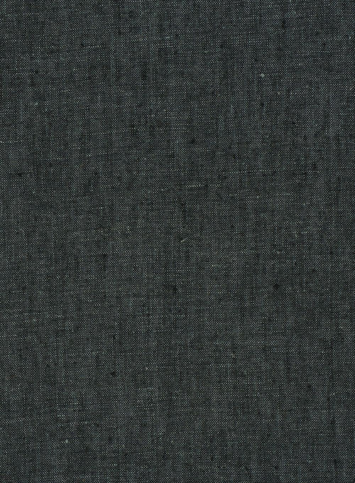 Dark Gray Linen Men Suits 4