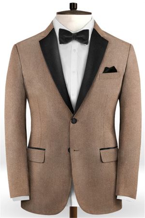 Taupe Formal Business Men Suits