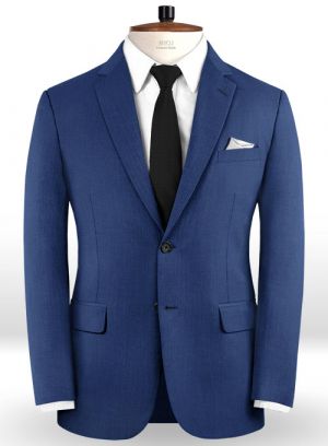 Blue Two Pieces Men's Prom Suit