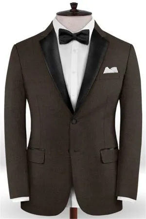 Dark Brown Formal Business Men Suits