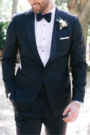 Slim Fit Peaked Lapel Prom Suit