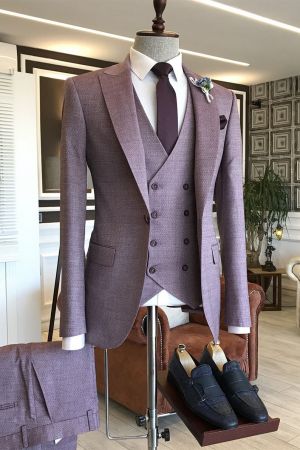 Purple Bespoke Prom Suit