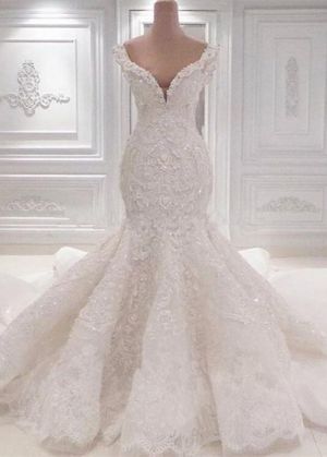 Mermaid Sweetheart Neck Ankle-length Wedding Dress With Appliques