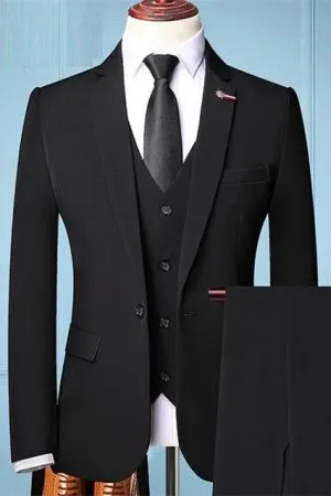 Three-Piece Groom Tuxedos