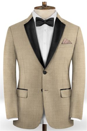 Khaki Business Men Suits