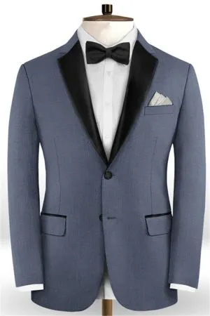 Gray Slim Fit Men Suits