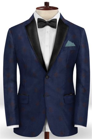 Navy Blue Groom Tuxedos